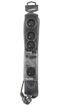 QOLTEC Surge protector | 6 power socket | 1.8m (50111)