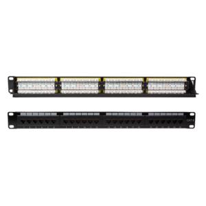 LogiLink CAT6 Patch Panel 19'' 24-Port unshielded,  RAL 9005 (NP0004A)