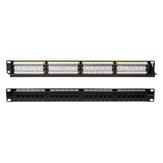 LogiLink CAT6 Patch Panel 19'' 24-Port unshielded,  RAL 9005 (NP0004A)