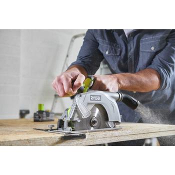 RYOBI R18CS-0 CIRKELSÅG One Plus 18V cirkelsåg. 52 mm kapacitet. 165 mm klinga. Inställbar girning.ONE+ (5133002338)