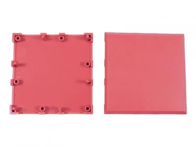 ALLNET Brick’R’knowledge Kunststoffschale 2x2 magenta oben und unten 10er Pack (ALL-BRICK-0366)