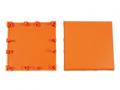 ALLNET Brick’R’knowledge Kunststoffschale 2x2 orange oben und unten 10er Pack (ALL-BRICK-0367)