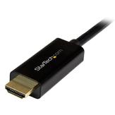 StarTech 3 ft (1 m) DisplayPort to HDMI Adapter Cable - 4K DisplayPort to HDMI Converter Cable - Computer Monitor Cable (DP2HDMM1MB) - adapterkabel - DisplayPort / HDMI - 1 m (DP2HDMM1MB)
