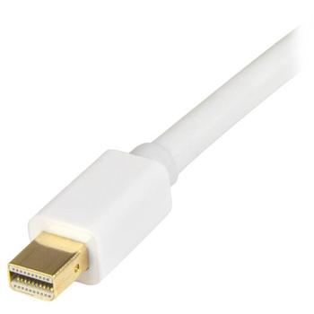 STARTECH Mini DisplayPort to HDMI Converter Cable -1m - 4K - White (MDP2HDMM1MW)