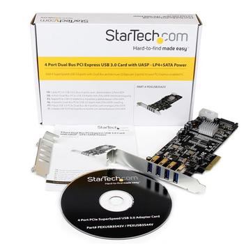 STARTECH 4-Port PCI Express USB 3.0 Card (PEXUSB3S42)