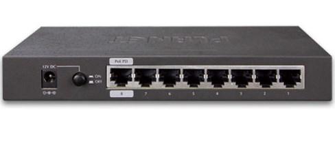 PLANET 8-PORT MANAGED DESKTOP SWITCH 10/ 100/ 1000MBPS+2-PORT SFP       IN WRLS (GSD-1002M)