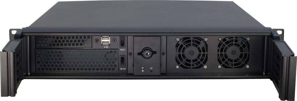 INTER-TECH IPC 2U-2098-SK Rackversion Micro-ATX Ingen strømforsyning Sort (88887180)