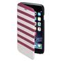 HAMA Mobil Wallet DesignLine iPhone 6/6S Stripe Rosa/Hvid (138290)