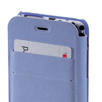HAMA Mobil Wallet DesignLine iPhone 6/6S Leopard Blå (138299)