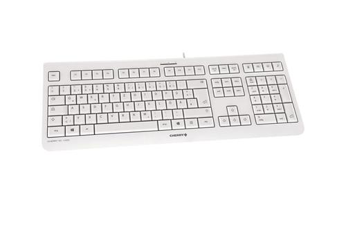 CHERRY KC1000 CORDED KEYBOARD NLB GREY BELGIUM - GREY PERP (JK-0800BE-0)