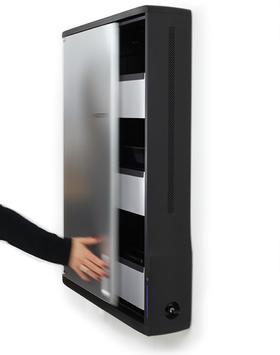 Ergotron Zip12 kabinettenhet - for 12 bærbare/ nettbrett - svart, sølv (DM12-1006-2)