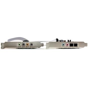 STARTECH PCIE 7.1 CHANNEL SURROUND SOUND CARD SPDIF AUDIO ADAPTER CARD CTLR (PEXSOUND7CH)