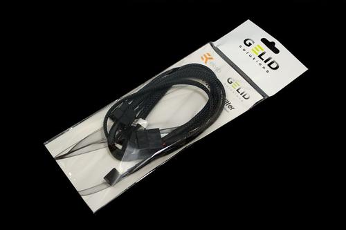 EKWB 4-PIN intern strøm 4 pin PWM (male) - 4 pin PWM (female) Sort 80cm (3831109867808)