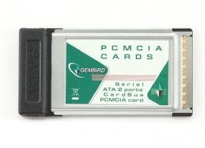 GEMBIRD PCMCIA -> SATA 2-port (PCMCIA-SATA2)