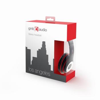 GEMBIRD Stereo headset, + mic (MHS-LAX-B)