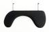 KENSON Underarmstøtte asymetrisk 8820 sv Ergonomsik underarmsstøtte svart