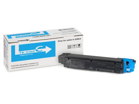 KYOCERA TK5160C Cyan Toner Cartridge 12k pages - 1T02NTCNL0 (1T02NTCNL0)