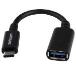 STARTECH USB-C to USB-A Adapter Cable - M/F - 15cm - USB 3.0	 (USB31CAADP)