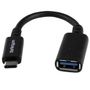 STARTECH USB-C to USB-A Adapter Cable - M/F - 15cm - USB 3.0 (USB31CAADP)