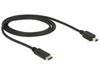 Delock USB type C-kabel - 24 pin USB-C til mini-USB Type B - 1 m (83603)