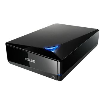 ASUS Disk drive - BD-RE - 16x2x12x - SuperSpeed USB 3.0 - external - black - EU plug only (90DD01L0-M69000)