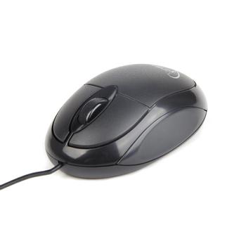 GEMBIRD Optical mouse 1000 DPI, USB, black (MUS-U-01)