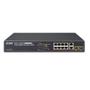 PLANET 8-PORT COMBO WEB SMART SWITCH 10/100TX POE+2-PORT GB TP/SFP    IN WRLS (FGSD-1008HPS)
