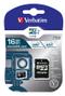 VERBATIM Micro SDHC Card PRO 16GB U3 with Adaptor (47040)