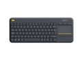 LOGITECH LOGI K400 Touch Keyboard Plus Black (UK)