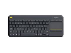 LOGITECH h Wireless Touch Keyboard K400 Plus - Keyboard - wireless - 2.4 GHz - English