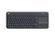 LOGITECH K400 Plus Wireless Touch Black - UK - Tastatur - Engelsk - Sort (920-007143)