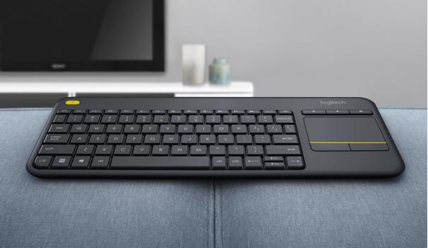 LOGITECH K400+ WIRELESS KEYBOARD - UK DARK - UK - INTNL WRLS (920-007143)