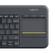 LOGITECH K400 Plus Wireless Touch Black - UK - Tastatur - Engelsk - Sort (920-007143)