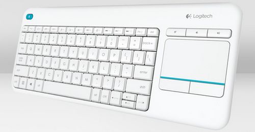 LOGITECH K400 Plus Wireless Touch Keyboard white (UK) (920-007144)