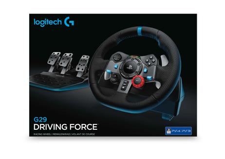 Logitech G29 Driving Force - Hjul- og pedalsett - kablet - for Sony PlayStation 3, Sony PlayStation 4  (941-000112)