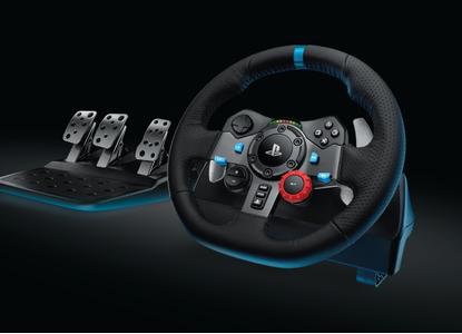 LOGITECH G29 Driving Force Racing Wheel (PS5 / PS4 / PS3 / PC) - Steering wheel & Pedal set - Sony PlayStation 4 (941-000112)