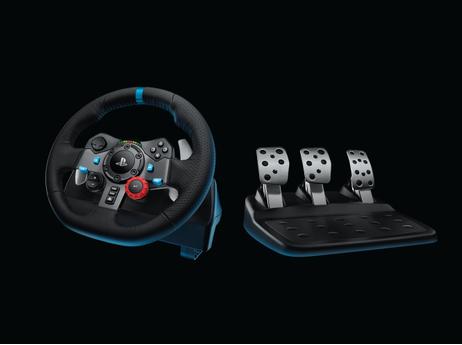 Logitech G29 Driving Force - Hjul- og pedalsett - kablet - for Sony PlayStation 3, Sony PlayStation 4  (941-000112)