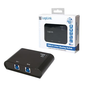 LOGILINK USB 3.0 Switch 2-Port,  (UA0216)