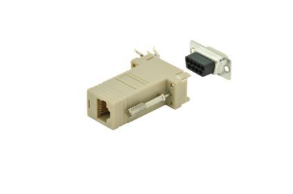ASSMANN Electronic Adapter DB9 RJ45 Modular DB9 F RJ45 F (AK-610516-000-I)