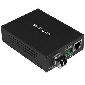 STARTECH Gigabit Ethernet Fiber Media Converter - Compact - 850nm MM LC - 550m	 (MCM1110MMLC)