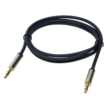 LOGILINK - Audio Cable 3.5 Stereo M/M, straight, 0.50 m, blue (CA10050)