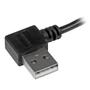 STARTECH Micro-USB Cable with Right-Angled Connectors - M/M - 2m (USB2AUB2RA2M)