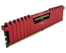 CORSAIR 16GB RAMKit 2x8GB DDR4 2133MHz 2x288Dimm 13-15-15-28 1,2V Vengeance LPX Red Heatspreader XMP (CMK16GX4M2A2133C13R)