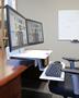 ERGOTRON WORKSURFACE & LARGE KYBD TRAY DUAL SIT-STAND BRIGHT WHITE ACCS (33-349-211)
