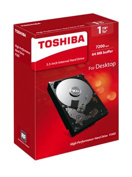 Toshiba P300 1TB Harddisk 7200rpm 3.5" - SATA - 64MB (HDWD110UZSVA)
