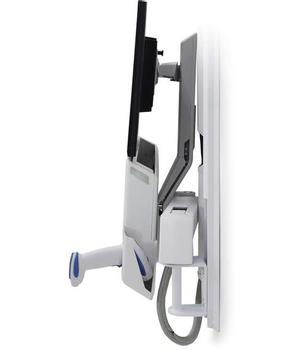 ERGOTRON STYLEVIEW SIT-STAND COMBO ARM WORKSURFACE BRIGHT WHITE (45-260-216)