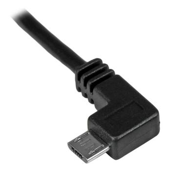 STARTECH Micro-USB Charge & Sync Cable - Left-Angle Micro-USB 1m (USBAUB1MLA)