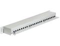 DELOCK 19 Patchpanel 24-Port Cat6 geschirmt grau (43300)