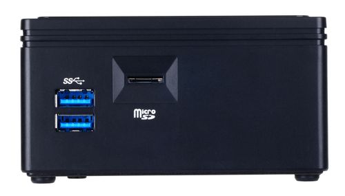 GIGABYTE BRIX GB-BACE-3160 (rev. 1.0) - Barebone - Ultra Compact PC Kit 1 x Celeron J3160 / tot 2.24 GHz - RAM 0 GB - HD Graphics 400 - Gigabit Ethernet (GB-BACE-3160)