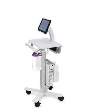 Ergotron StyleView Tablet Cart, SV10 vogn - for nettbrett/ tastatur - hvit, aluminium - TAA-samsvar (SV10-1400-0)